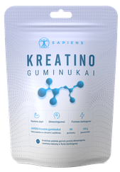 SAPIENS Kreatino kramtomosios pastilės, 90 vnt.