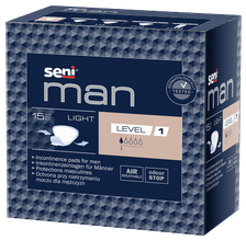 SENI Man Light (Level 1) uroloģiskie ieliktņi, 15 gab.