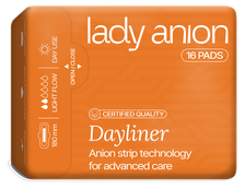 LADY ANION ploni, kvėpuojantys higieniniai paketai, 16 vnt.