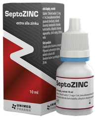 SEPTOZINC acu pilieni, 10 ml
