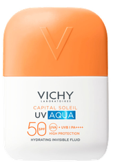 VICHY UV Aqua Invisible SPF50 saules aizsarglīdzeklis, 50 ml