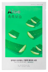 MISSHA Airy Fit Aloe sejas maska, 19 g