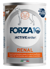 FORZA10 Active VetDiet Renal Ar Jēru, Suņiem mitrā barība, 390 g