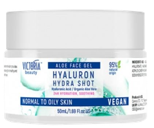 VICTORIA BEAUTY Hyaluron Hydra Shot gels sejas krēms, 50 ml