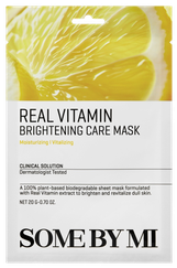SOME BY MI Real Vitamin Brightening auduma sejas maska, 20 g