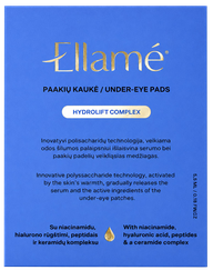ELLAME Hydrolift Complex Silk akių kaukė, 1 vnt.