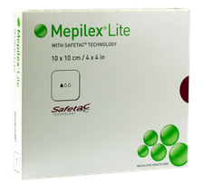 MEPILEX  Lite 10x10 cm brūču pārsējs, 5 gab.