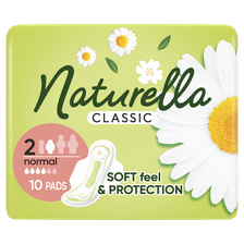 NATURELLA Classic Normal, S2 higiēniskās paketes, 10 gab.