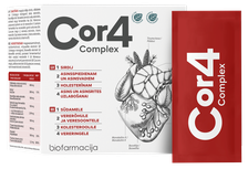 BIOFARMACIJA Cor4 Complex pulveris, 28 gab.