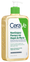 CERAVE For Face And Body With Ceramides Moisturising attīroša eļļa, 473 ml