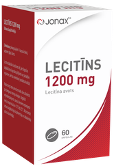 JONAX Lecitīns 1200 mg kapsulas, 60 gab.