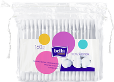 BELLA Cotton vates kociņi, 160 gab.