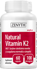 ZENYTH Dabīgais K2 vitamīns kapsulas, 60 gab.
