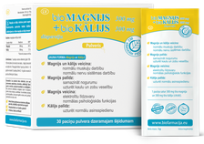 BIOFARMACIJA Biomagnijs 300 mg + Biokālijs 300 mg pulveris, 30 gab.