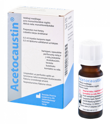 ACETOCAUSTIN LOSUNG šķīdums, 0.5 ml
