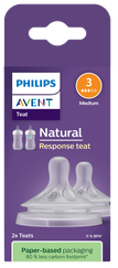PHILIPS Avent Natural Response 1m+ knupis, 2 gab.