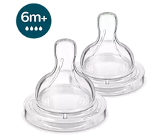 PHILIPS Avent 6m+ ātras plūsmas knupis, 2 gab.
