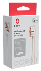 OCLEAN Professional Clean P1C8 Golden elektriskās zobu birstes uzgaļi, 2 gab.