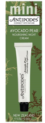 ANTIPODES Mini Avocado Pear Nourishing Night sejas krēms, 15 ml