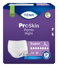 TENA Pants Night Super L biksītes, 10 gab.