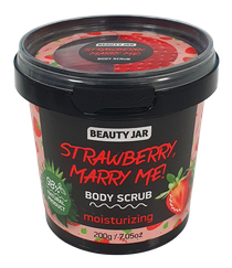 BEAUTY JAR Strawberry, Marry Me! skrubis, 200 g