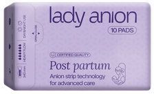 LADY ANION Post Partum higieniniai paketai, 10 vnt.