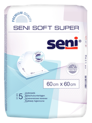 SENI Soft Super 60 x 60 cm absorbējošie palagi, 5 gab.