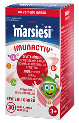 MARSIEŠI Imunactiv košļājamās tabletes, 30 gab.