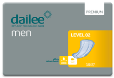 DAILEE Men Premium Level 2 uroloģiskie ieliktņi, 15 gab.