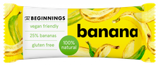 THE BEGINNINGS Banana batoniņš, 40 g