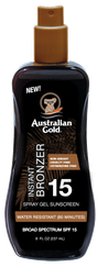 AUSTRALIAN GOLD With Bronzer SPF 15 Gel sprejs, 237 ml