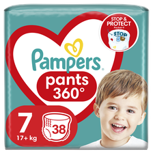 PAMPERS Pants-7 (17+kg) biksītes, 38 gab.