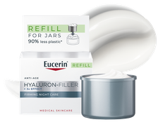 EUCERIN Hyaluron-Filler +3x Effect (Refill) Nakts sejas krēms, 50 ml