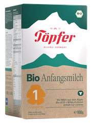TOPFER Bio Nr. 1, No dzimšanas līdz 6 mēnešiem, Bioloģisks piena maisījums, 600 g