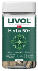 LIVOL Multi Herba 50+ tabletes, 60 gab.