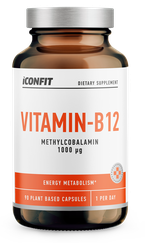 ICONFIT Vitamin B12 kapsulės, 90 vnt.