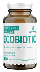 ECOSH Ecobiotic pieno rūgšties bakterijos kapsulės, 40 vnt.