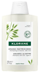 KLORANE Softening with Oat Milk šampūns, 200 ml