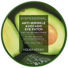 HOLIKA HOLIKA Eyefessional Anti-Wrinkle Avocado acu spilventiņi, 60 gab.