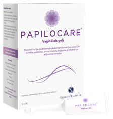 PAPILOCARE 5ml vaginālais gels, 7 gab.