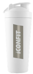 ICONFIT Balts, Nerūsējošā tērauda šeikeris, 800 ml