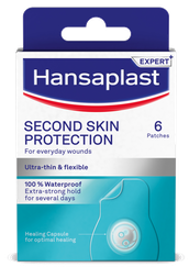HANSAPLAST Second Skin Protection Hydrocolloid plāksteri, 6 gab.