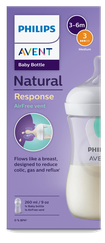 PHILIPS Avent Natural Response 260 ml, 1m+ pudelīte, 1 gab.