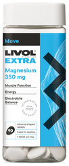 LIVOL Extra Magnesium 350 mg tabletes, 90 gab.