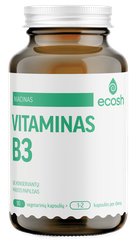 ECOSH Vitaminas B3 (Niacinas) (250 mg) kapsulės, 90 vnt.