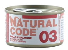 NATURAL CODE 03 Vista Un Lasis konservi kaķiem, 85 g
