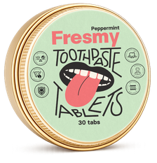 FRESMY Peppermint zobu pastas tabletes, 30 gab.