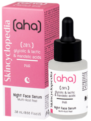 SKINCYCLOPEDIA 20% AHA + PHA nakts serums, 30 ml
