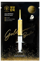 BANOBAGI Booster Gold Propolis lakštinė veido kaukė, 1 vnt.