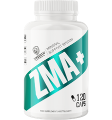 SWEDISH SUPPLEMENTS ZMA+ kapsulas, 120 gab.